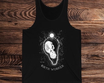 Birth Worker Tank Top - Constellations & Moons