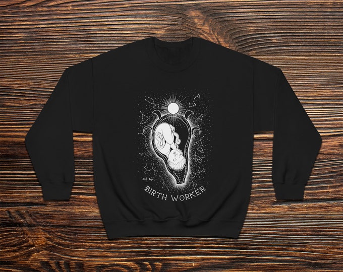 Birth Worker Sweatshirt - Constellations & Moons