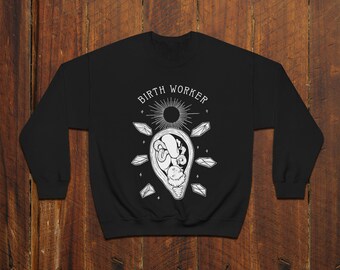 Birth Worker Sweatshirt - Crystal Womb
