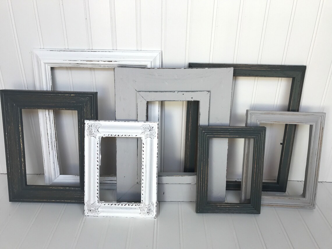 7 picture frames WITHOUT glass or backing You choose SIZING Etsy