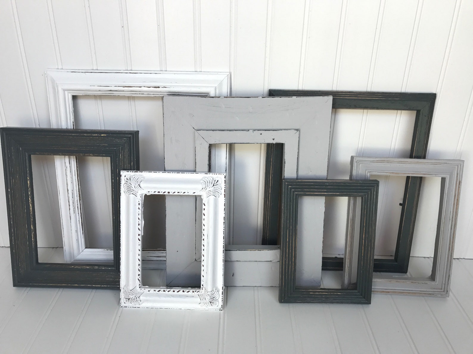 7 picture frames WITHOUT glass or backing You choose SIZING Etsy