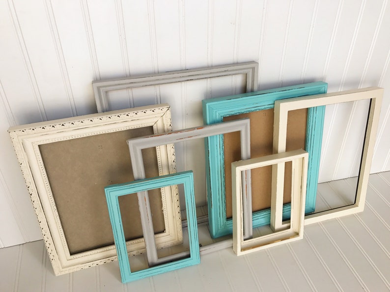 7 picture frames WITHOUT glass or backing You choose SIZING Etsy