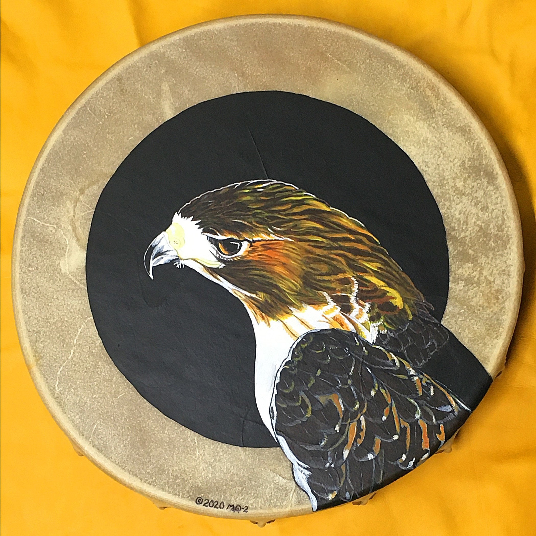 Redtailed Hawk Hand Painted Well Made Native American Indian Etsy Redtailed Hawk Hand Painted Well Made Native American Indian Etsy