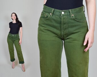 mens green levis jeans