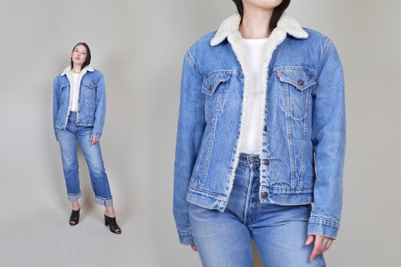 Vintage Levi's Sherpa Jacket | Levi's Sherpa Denim