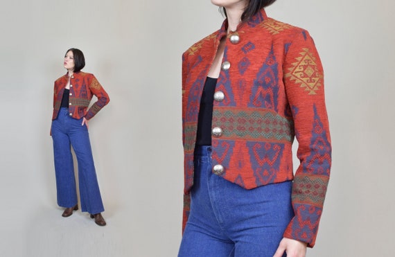 Vintage Kilim Jacket | Southwestern Tapestry Jacke