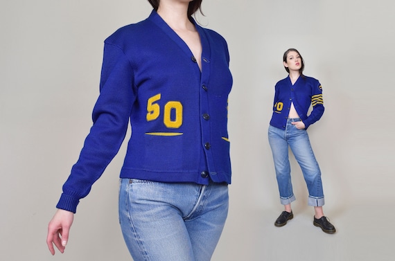 1950s letterman sweater