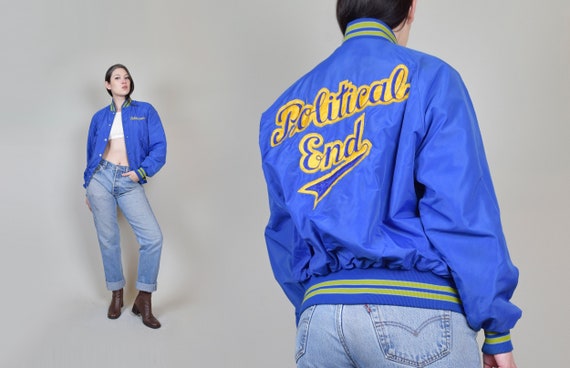 Vintage Political End Varsity Jacket | Vintage Var