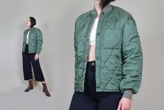 Vintage Quilted Liner Jacket | Military Liner Jack