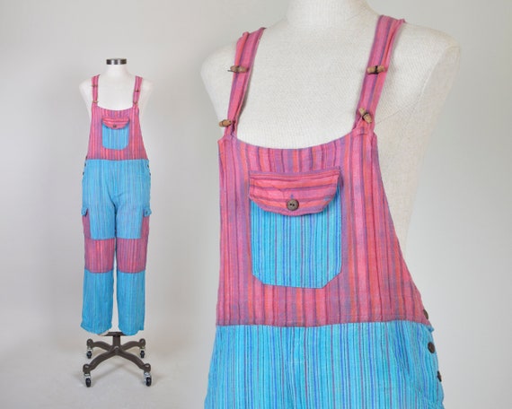 Vintage Patchwork Overalls | Indian Cotton Summer