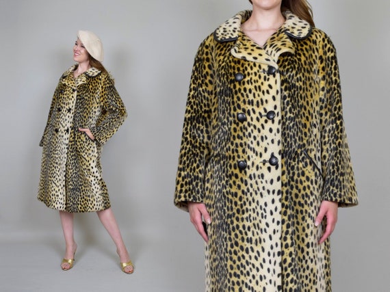 1960's Leopard Print Coat | Safari Leopard Print C