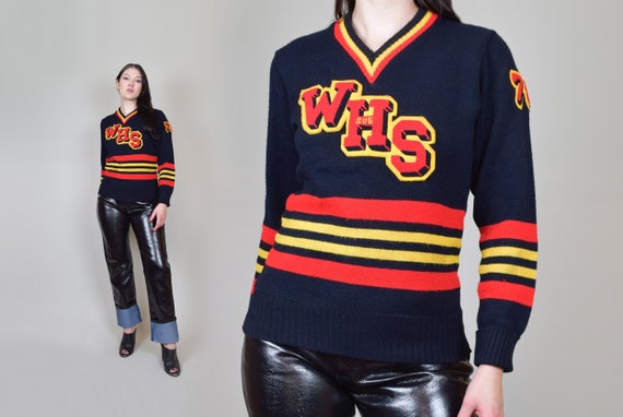 1970's Letterman Sweater | Vintage Varsity Sweater