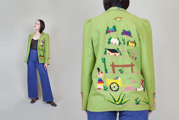 1940's Mexican Souvenir Jacket | Vintage Mexican T