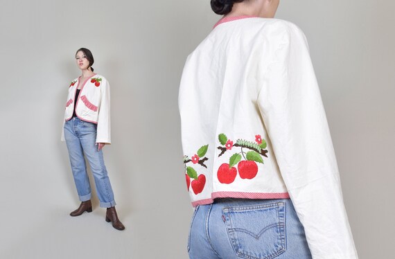 Vintage Caterpillar Coat | Quilted Crop Jacket | C