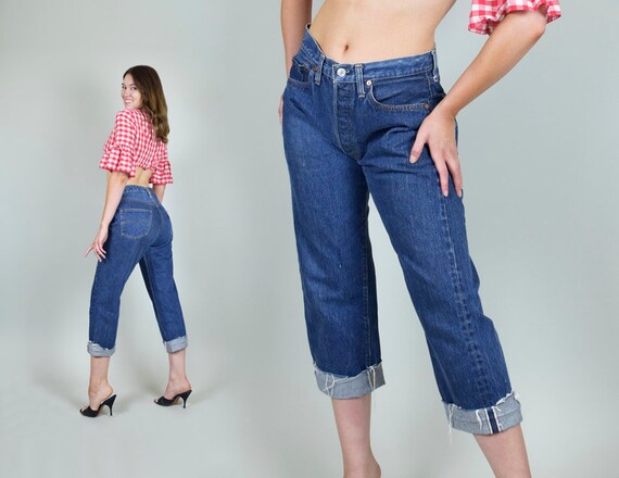 1970's Levi's 501 Redline Cropped Jeans