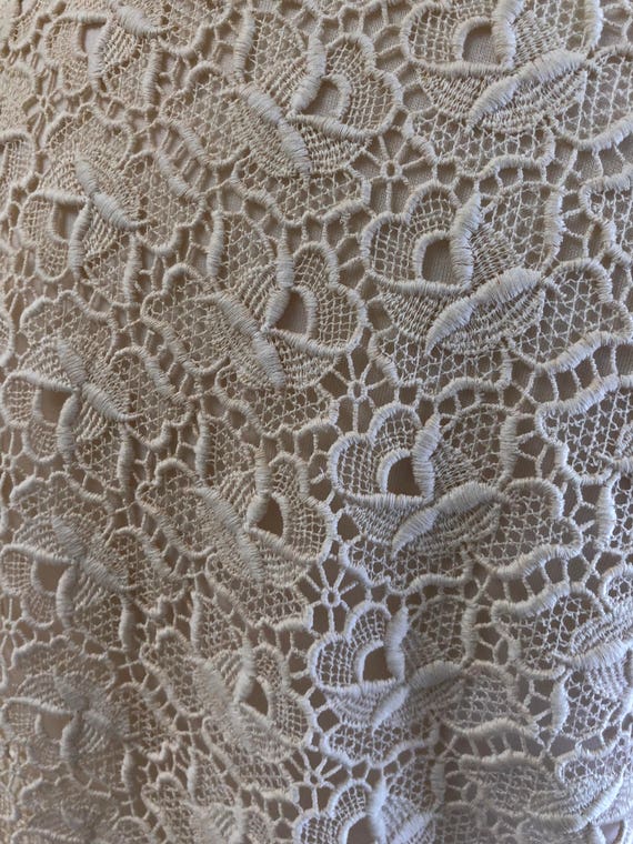 1970s Vintage Lace Cardigan "Weiss Australia" Car… - image 7