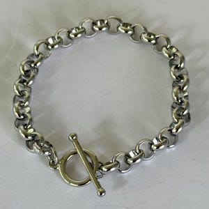 ROLO CHAIN BRACELET, Silverplated Rolo Chain, Bracelet