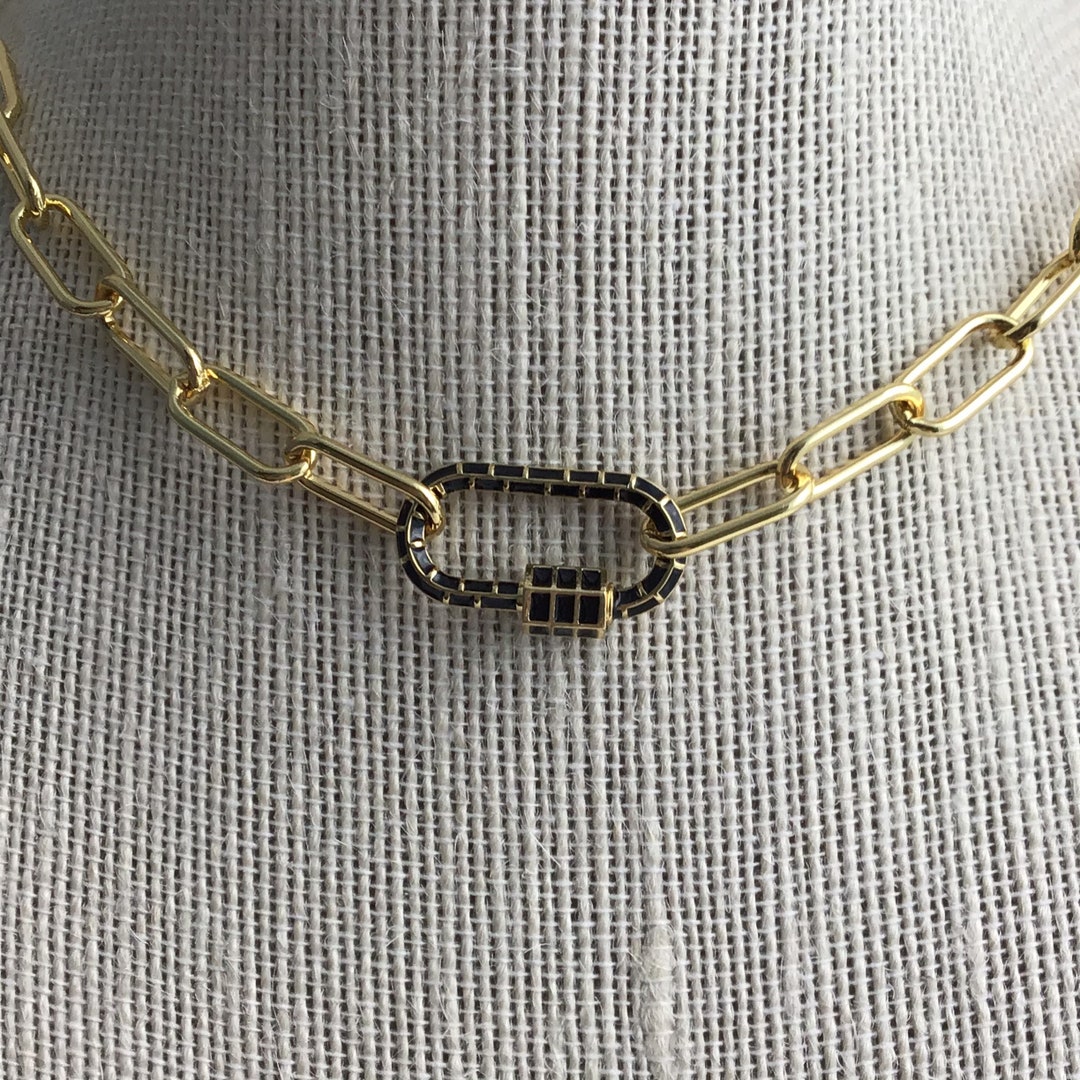 PAPERCLIP CHAIN NECKLACE Collier de trombone Tour de cou en Etsy France
