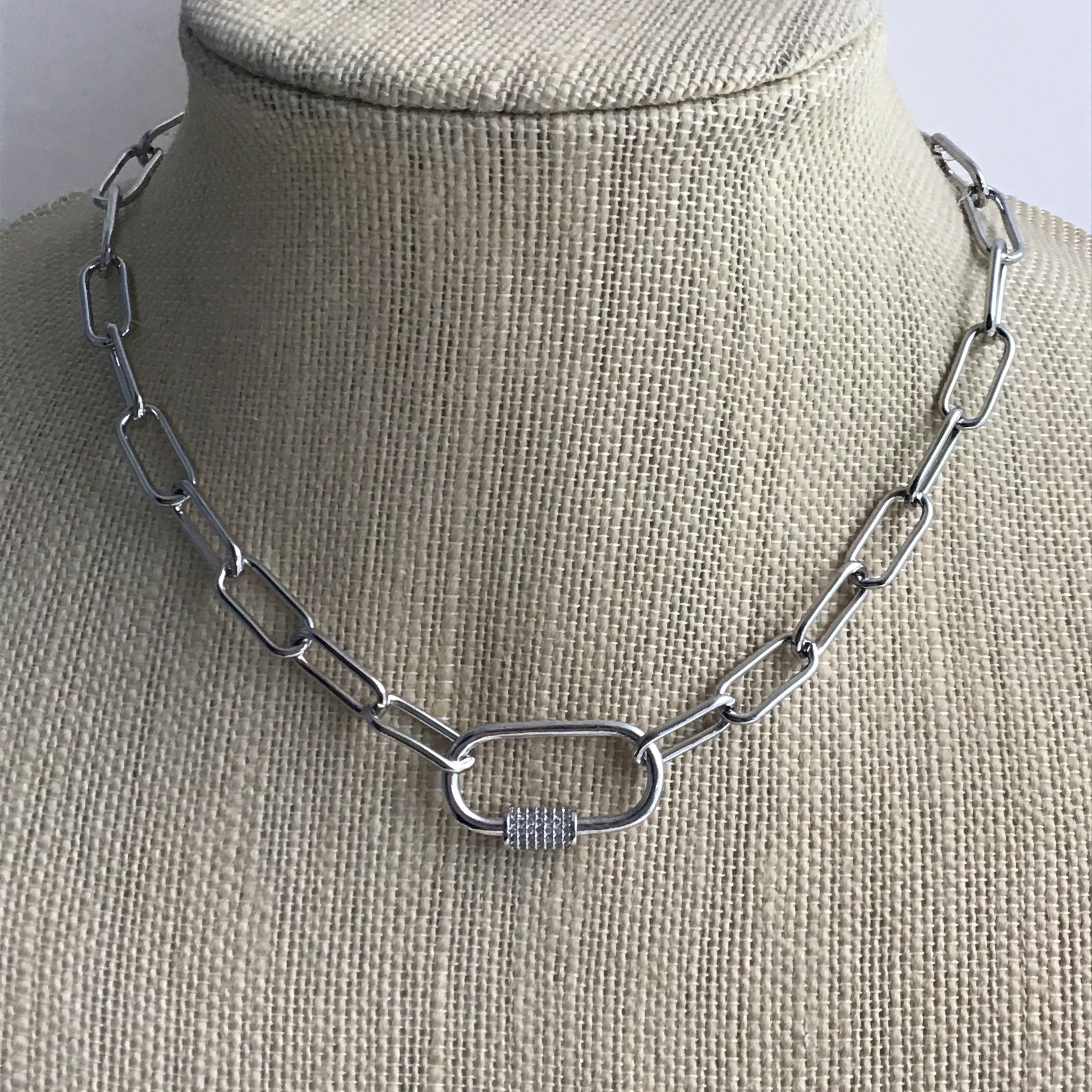 Paperclip Choker Necklace