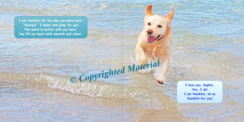 Personalized Book for Toddlers & Kids with Cute Dog Photos, Positive Affirmations and Gratitude, Toddler Gift, Toddler Boy, Toddler Girl immagine 8