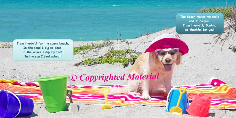 Personalized Book for Toddlers & Kids with Cute Dog Photos, Positive Affirmations and Gratitude, Toddler Gift, Toddler Boy, Toddler Girl image 5