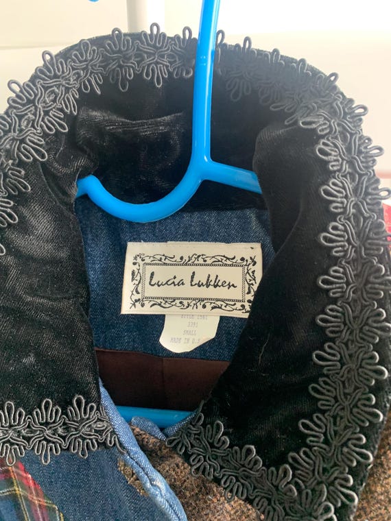 Patchwork Fun Woman’s Size Small Eclectic Jacket - image 3