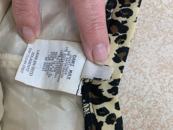 Leopard Print Design Woman’s Size 12 Boho Chic Sk… - image 6