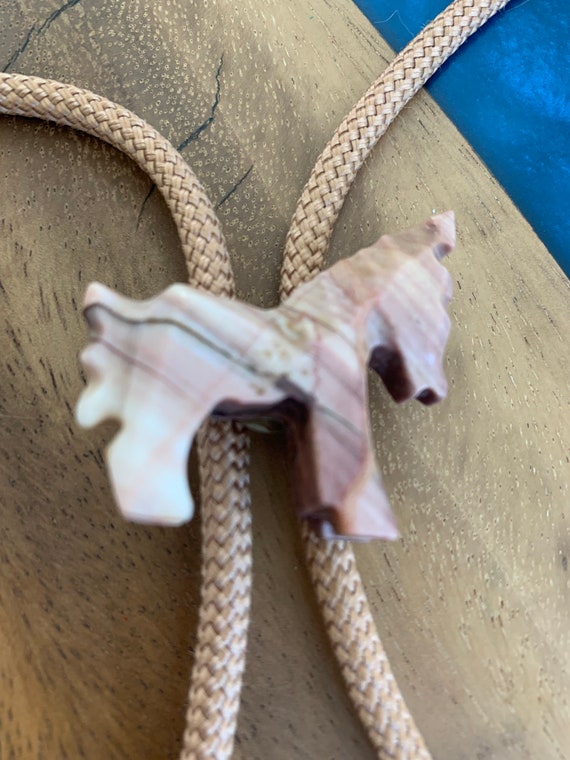 Soapstone Boho Horse Figure Tie
