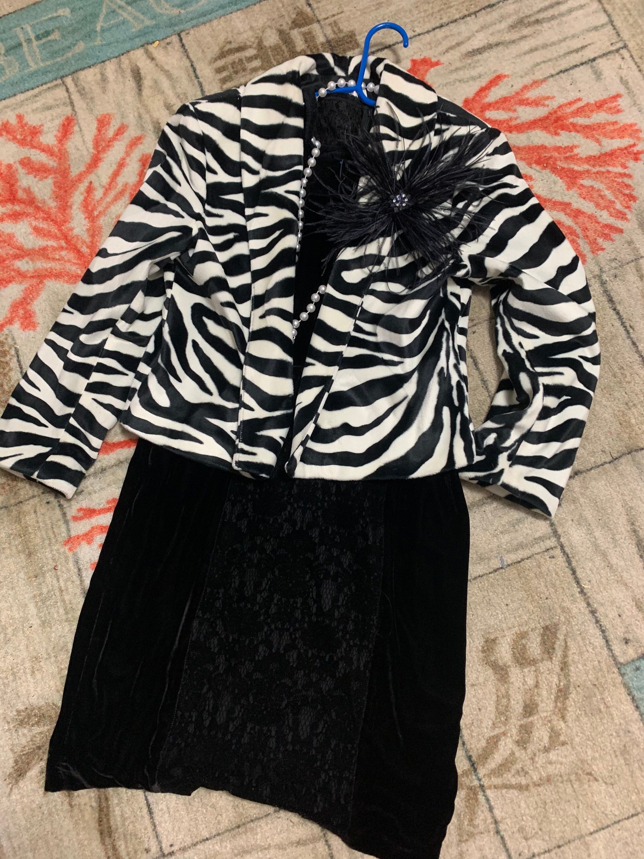 Faina Women's Zebra Print Quilted Jacket