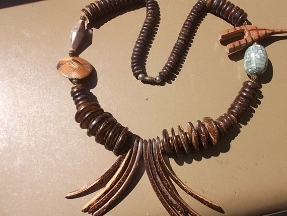 Wooden Bead Necklace