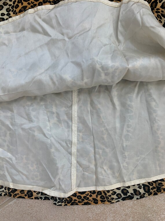 Leopard Print Design Woman’s Size 12 Boho Chic Sk… - image 5