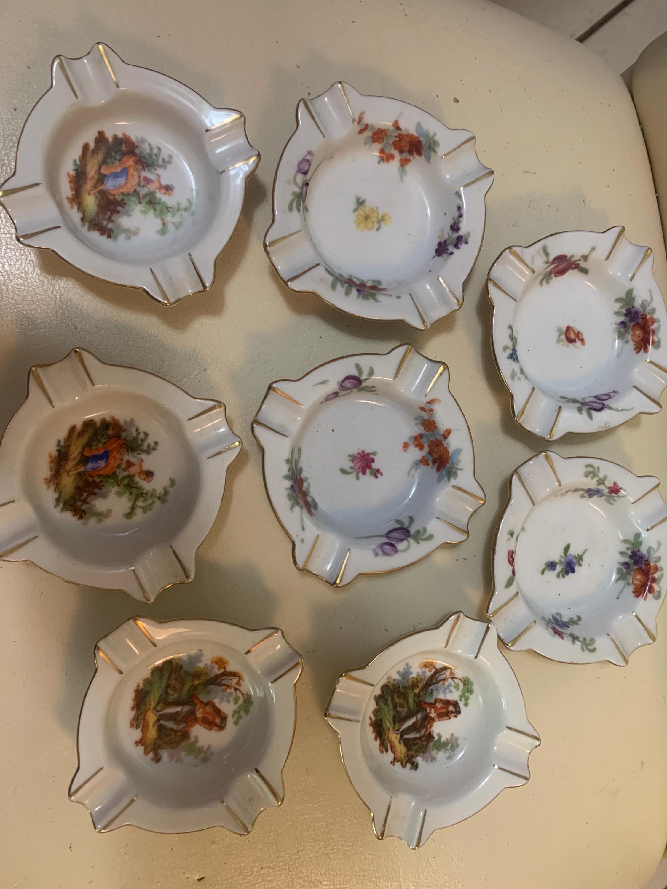 Vintage Porcelain Ashtray - Etsy