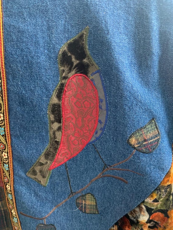 Patchwork Fun Woman’s Size Small Eclectic Jacket - image 7