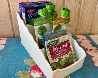 Vintage Tupperware Packet Organizer: 3-Tiered Kitchen Storage