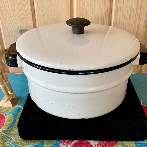 Enamelware Stock Pot - Etsy