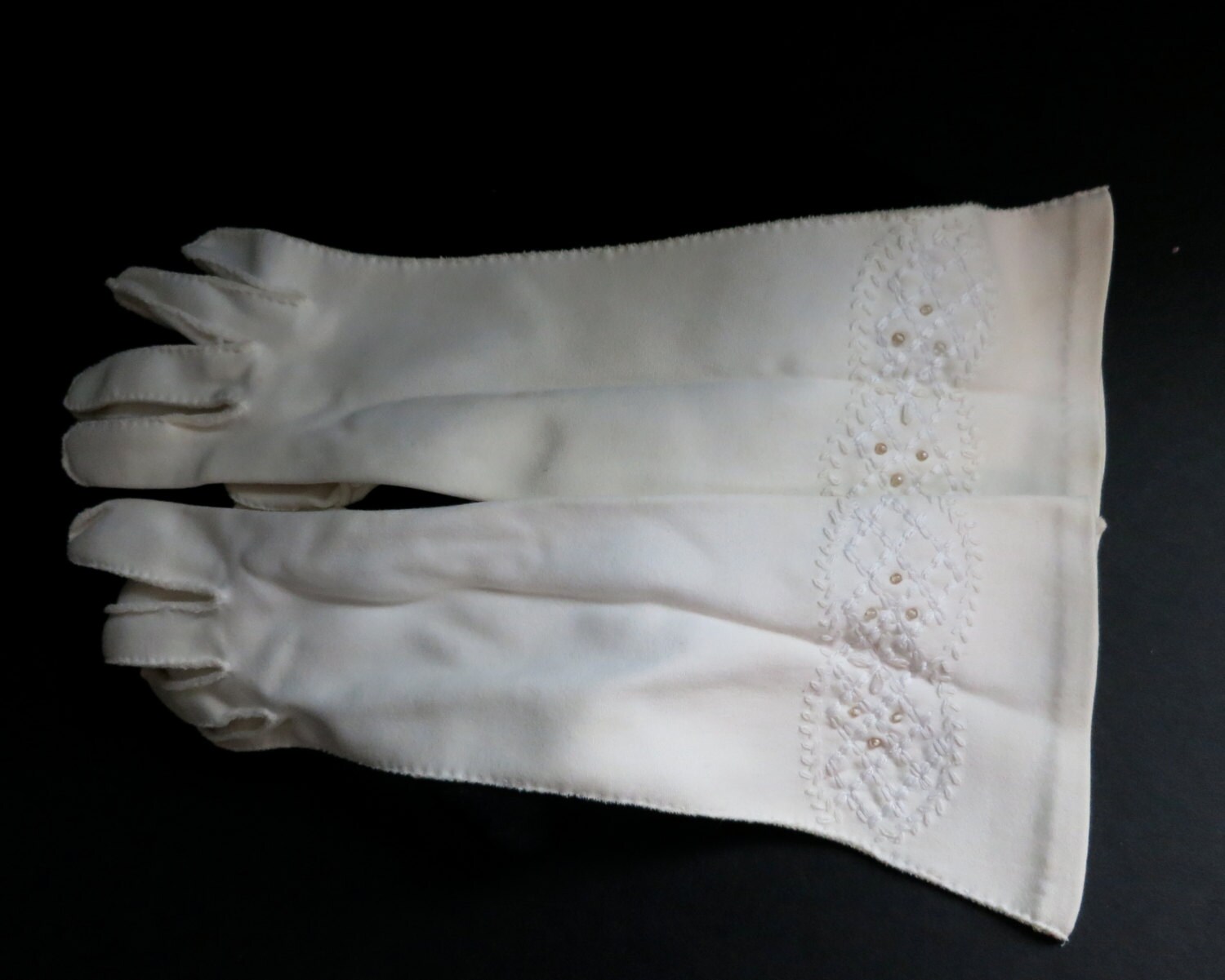 cotton evening gloves