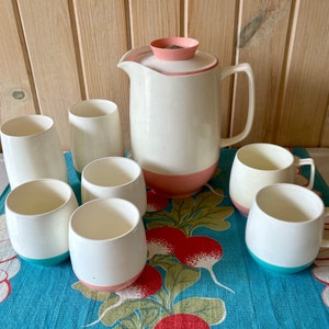 Bopp-Decker Vintage Vacron 10 Cups And A Pitcher