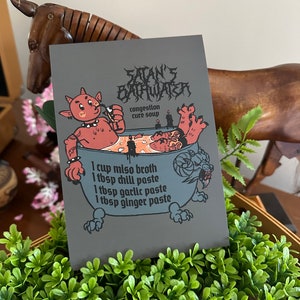 Satan&#39;s Bathwater Soup Recipe Card Print