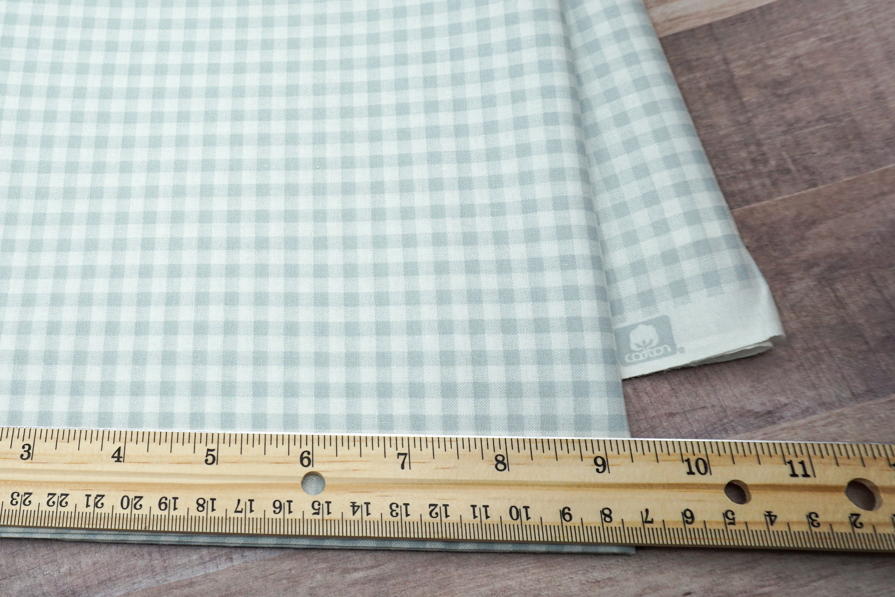 Gray and White Gingham Nursery Fabric Etsy New Zealand