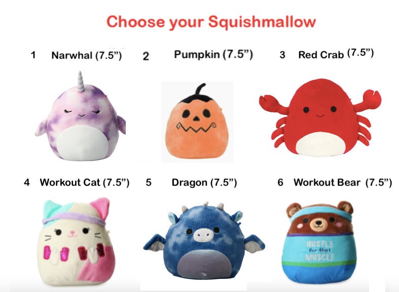 Squishmallows Nightingale bundle