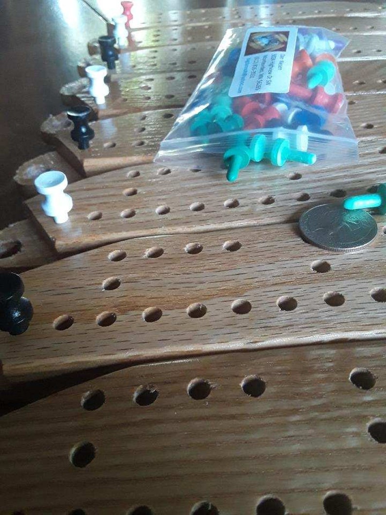 Jokers and Pegs Full Game of 8 Boards, 10 Colors of Pegs, 3 Decks and