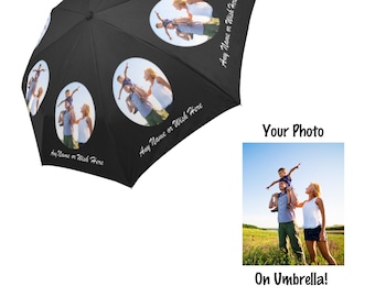 Personalized Custom Photo Umbrella - Custom Umbrella With Picture, Family Photo Gift, Custom Umbrella For Mom Dad Him Her