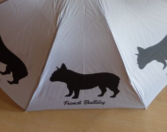 FRENCH BULLDOG UMBRELLA Custom Personalized Silhouette Dog Puppy Lovers Gift Stuff Christmas Collection