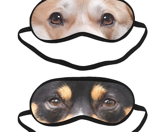 CORGI Eyes Sleep MASK, Pembroke Welsh Corgi Dog Puppy Lover Gifts Stuff Collection, Funny Cute Eye Mask for Men Women kids