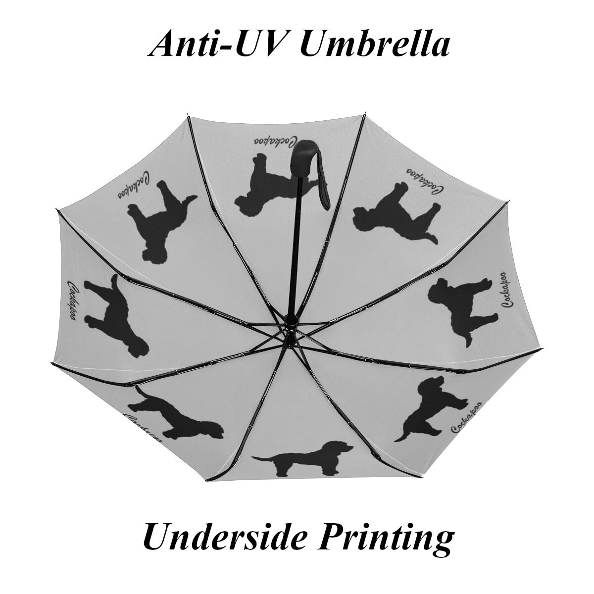 Cockapoo Umbrella - Black Cockapoo Umbrella - Black
