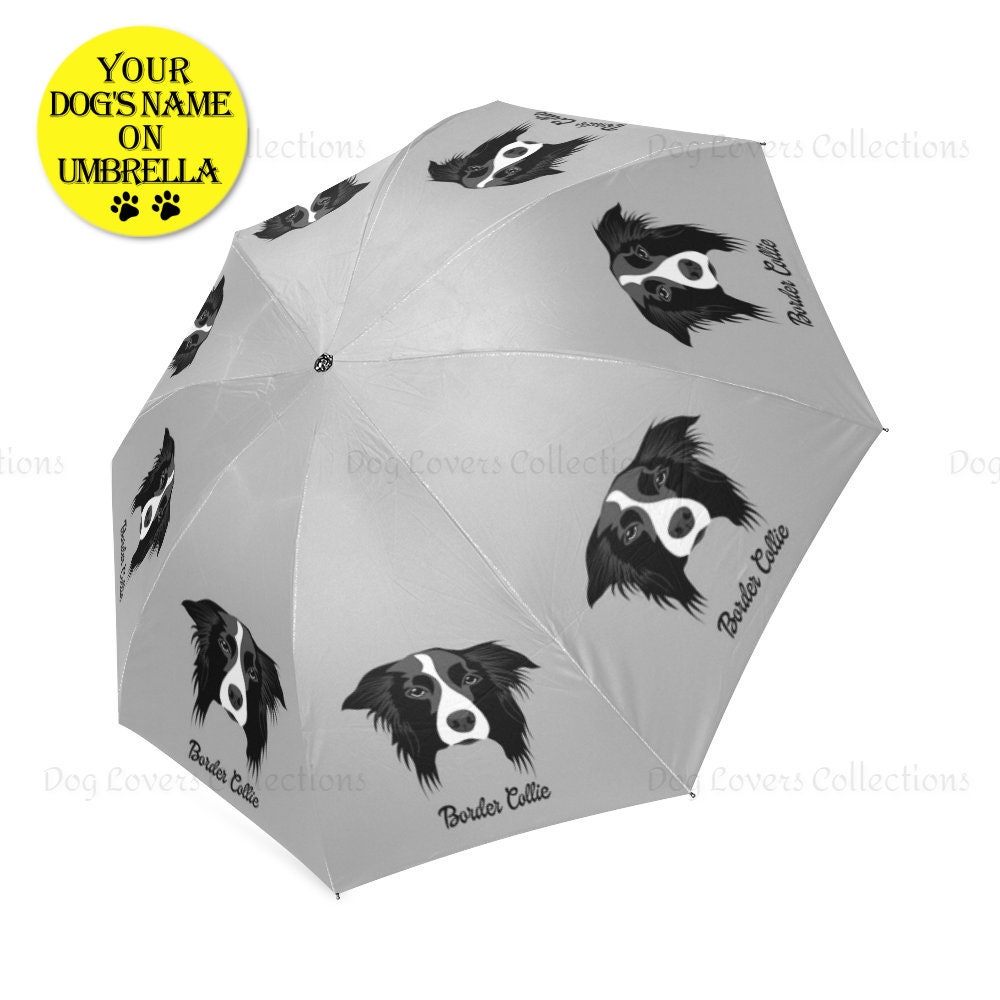 Border Collie Umbrella - Tri Border Collie Umbrella - Tri