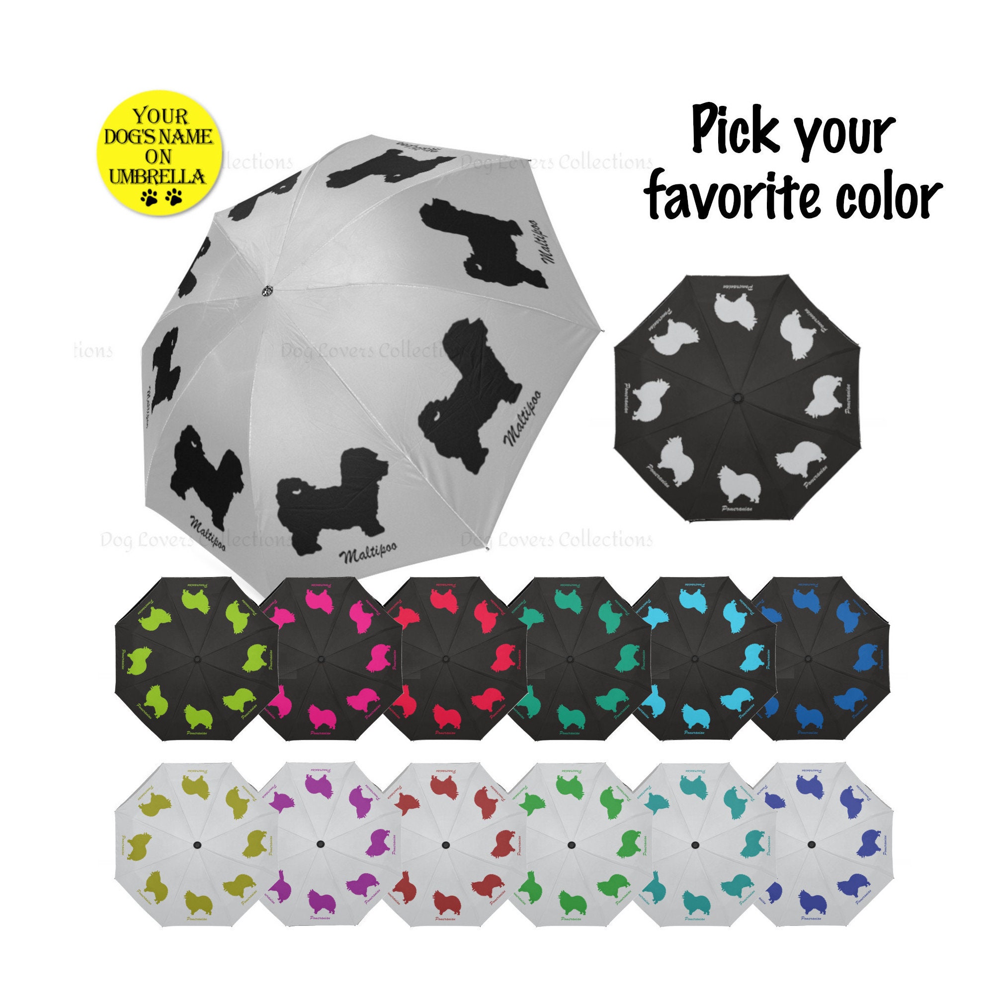 Maltipoo Umbrella - Semi-Auto Maltipoo Umbrella - Semi-Auto