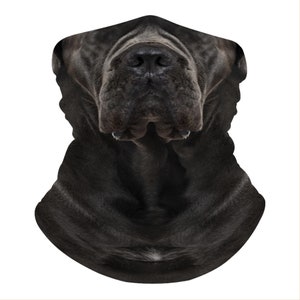 Cane Corso Lightweight Neck Gaiter, Stretchy Bandana for Dog Lovers