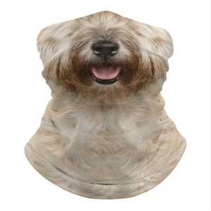 Cairn Terrier Lightweight Neck Gaiter, Stretchy Bandana for Dog Lovers