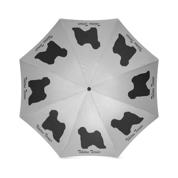 Tibetan Terrier Umbrella - Black Tibetan Terrier Umbrella - Black